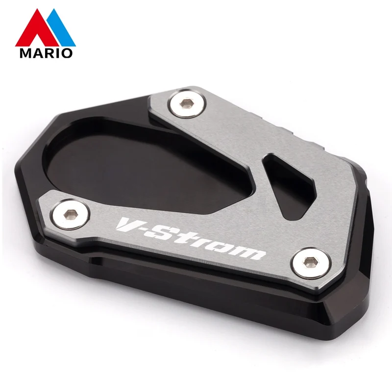 Motorcycle Foot Side Stand Enlarger Extension Kickstand Pad Plate Anti-slip For Suzuki V-Strom 1000 1050 VSTROM V Strom 1050XT