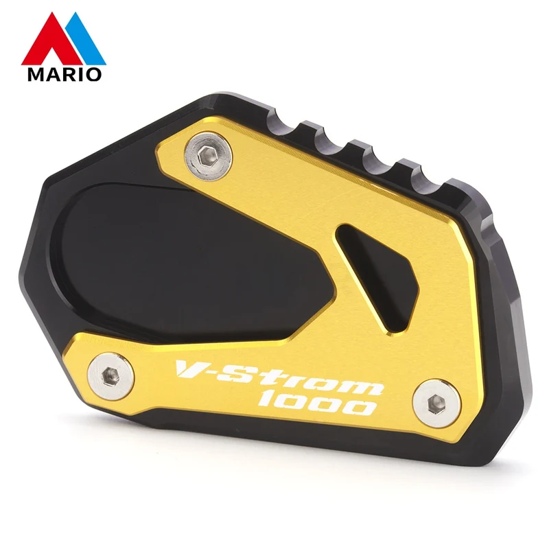Motorcycle Foot Side Stand Enlarger Extension Kickstand Pad Plate Anti-slip For Suzuki V-Strom 1000 1050 VSTROM V Strom 1050XT