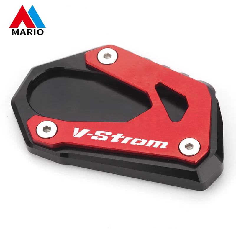 Motorcycle Foot Side Stand Enlarger Extension Kickstand Pad Plate Anti-slip For Suzuki V-Strom 1000 1050 VSTROM V Strom 1050XT