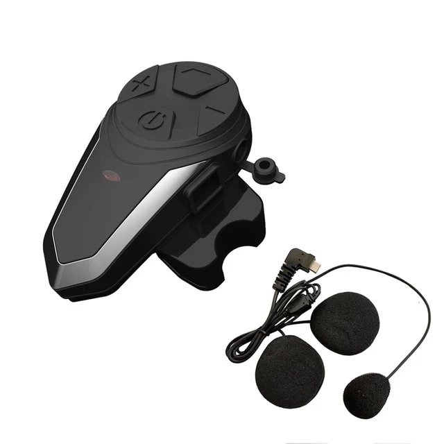 BT-S3 Motorcycle Helmet Intercom Headset Headphones BTS3 Motorbike Communication System FM Radio 3 Riders Walkietalkie