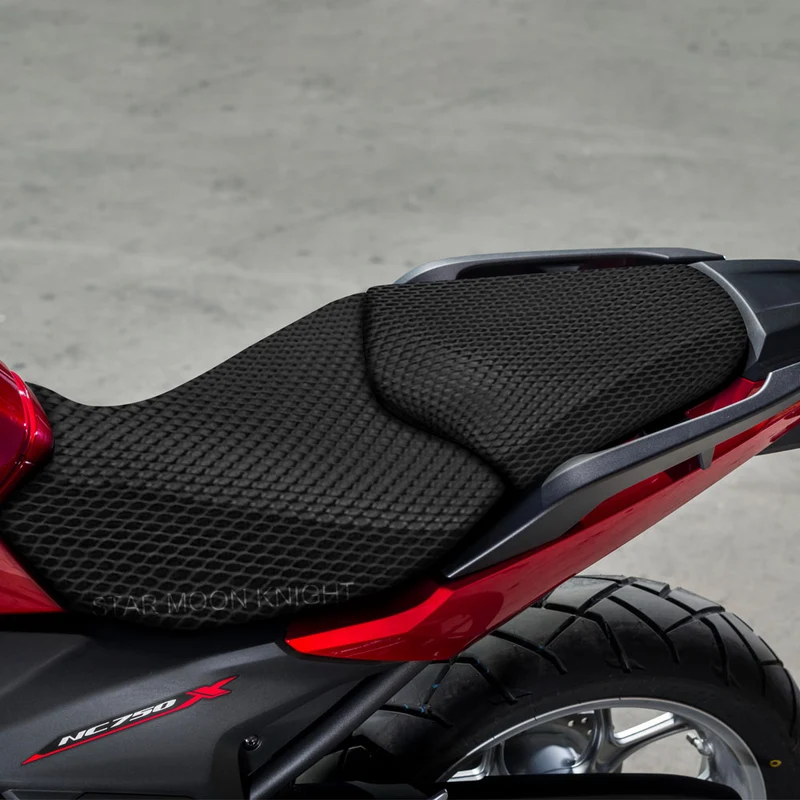 3D Mesh Seat Cover For Honda NC 750 NC750 X NC750X NC700X NC700XD NC700S NC 750X 700X Anti-Slip Nylon Fabric Cushion Seat Cover