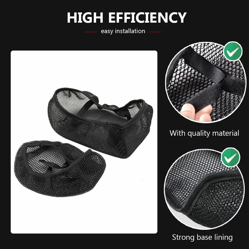 3D Mesh Seat Cover For Honda NC 750 NC750 X NC750X NC700X NC700XD NC700S NC 750X 700X Anti-Slip Nylon Fabric Cushion Seat Cover