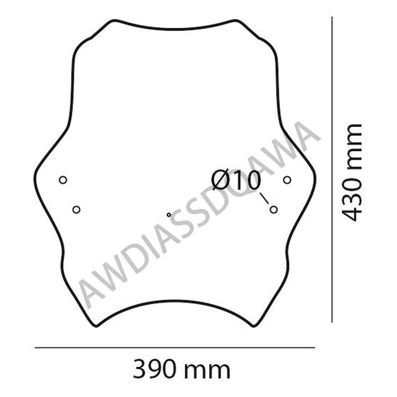 For Honda CB 750 Hornet CB750 2023 - Front Windscreen Windshield Screen Wind Shield Deflector Protector