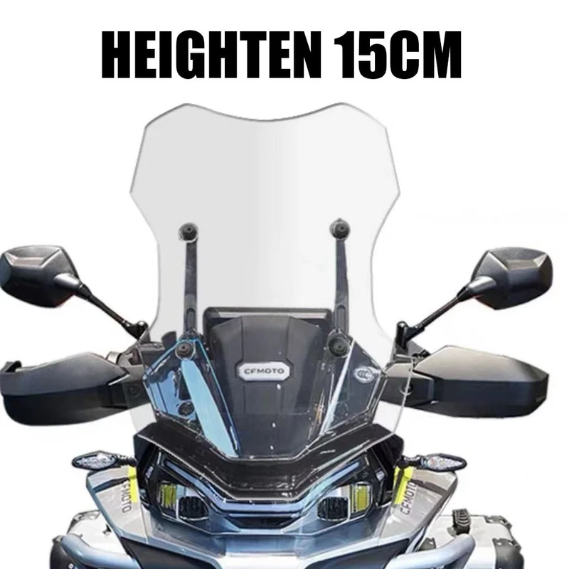 Motorcycle Fit Cfmoto 800MT Dedicated Front Windshield Heighten Widened Wind Deflector For CFMOTO 800MT 800 MT CF 800MT
