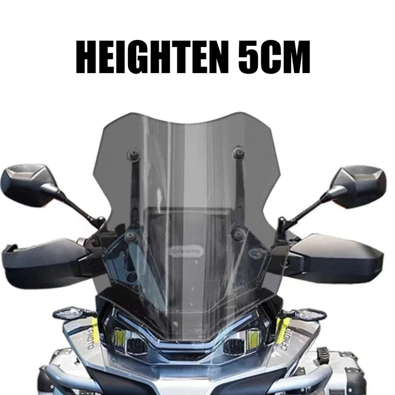 Motorcycle Fit Cfmoto 800MT Dedicated Front Windshield Heighten Widened Wind Deflector For CFMOTO 800MT 800 MT CF 800MT