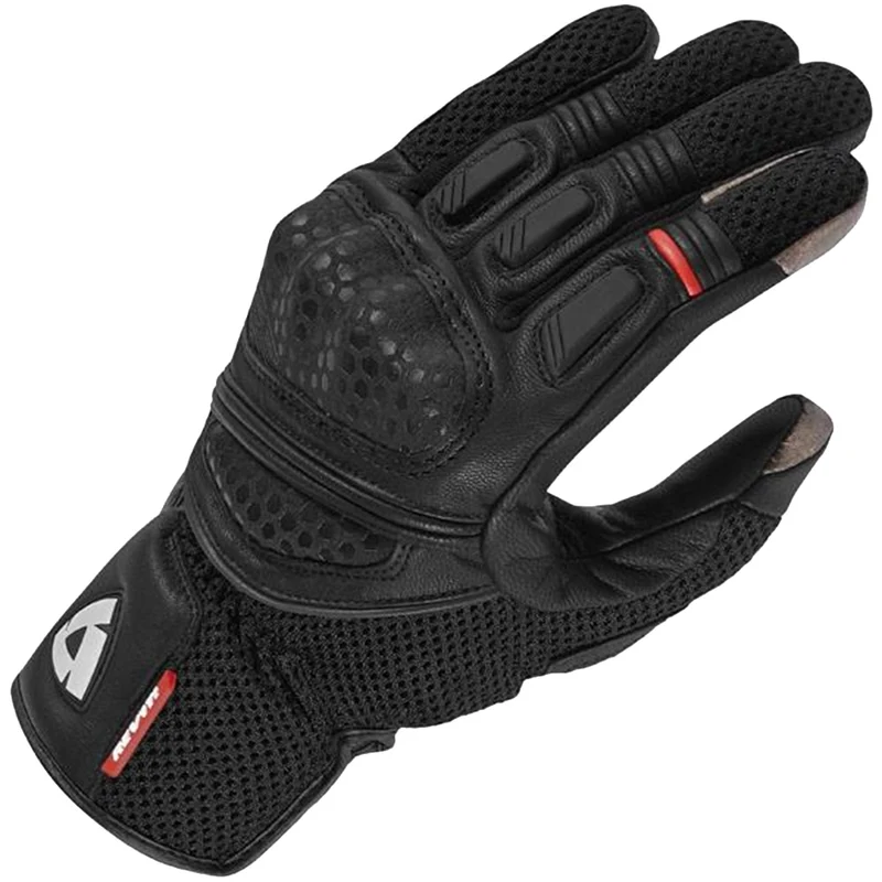 Revit Dirt 2 Mens Leather Motorcycle Gloves Black Motorbike Gants Moto GP Off Road Racing Riding Guantes