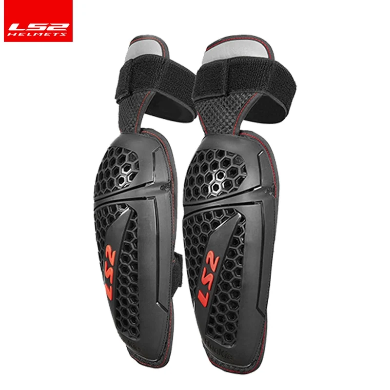 LS2 Rodilleras Motocross Joelheira Articulada Motociclista Cotoveleira Motorcycle Knee Protector Pads Protective ROOKIE