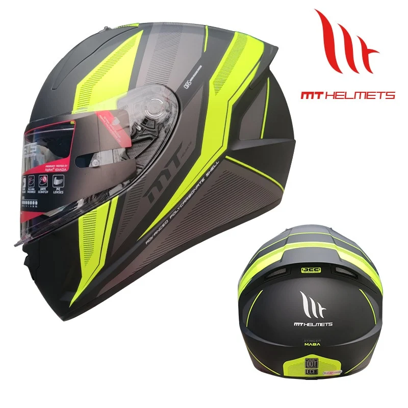Unisex Retro Helmet MT Stinger Off-road Motorcycle Helmet Riding Full Face Helmet Motocross Helmet Capacete De Moto