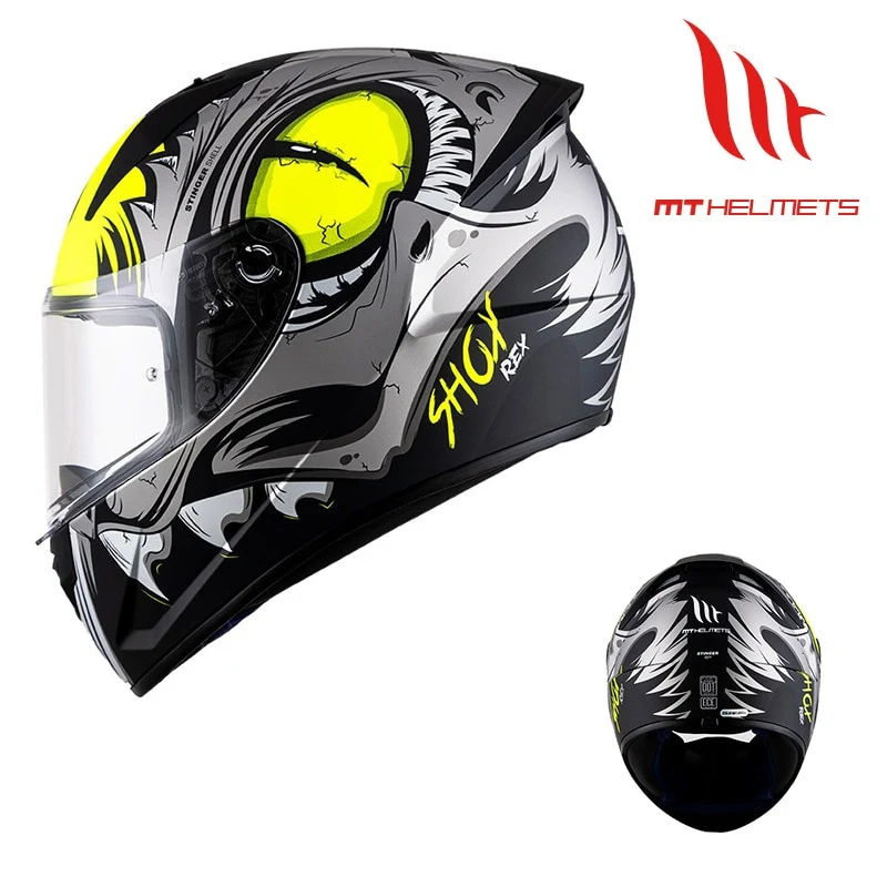 Unisex Retro Helmet MT Stinger Off-road Motorcycle Helmet Riding Full Face Helmet Motocross Helmet Capacete De Moto