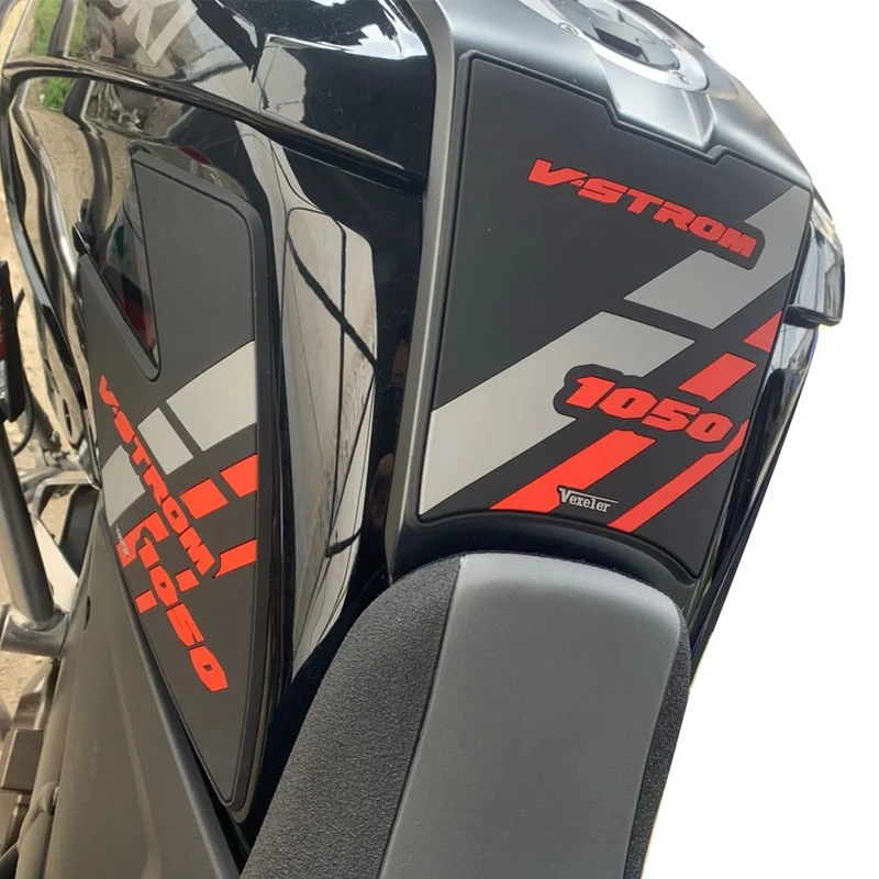 Motorcycle Non-slip Side Fuel Tank Stickers Waterproof Pad Rubber Sticker For Suzuki 1050 V-strom DL1050 XT V strom dl 1050xt