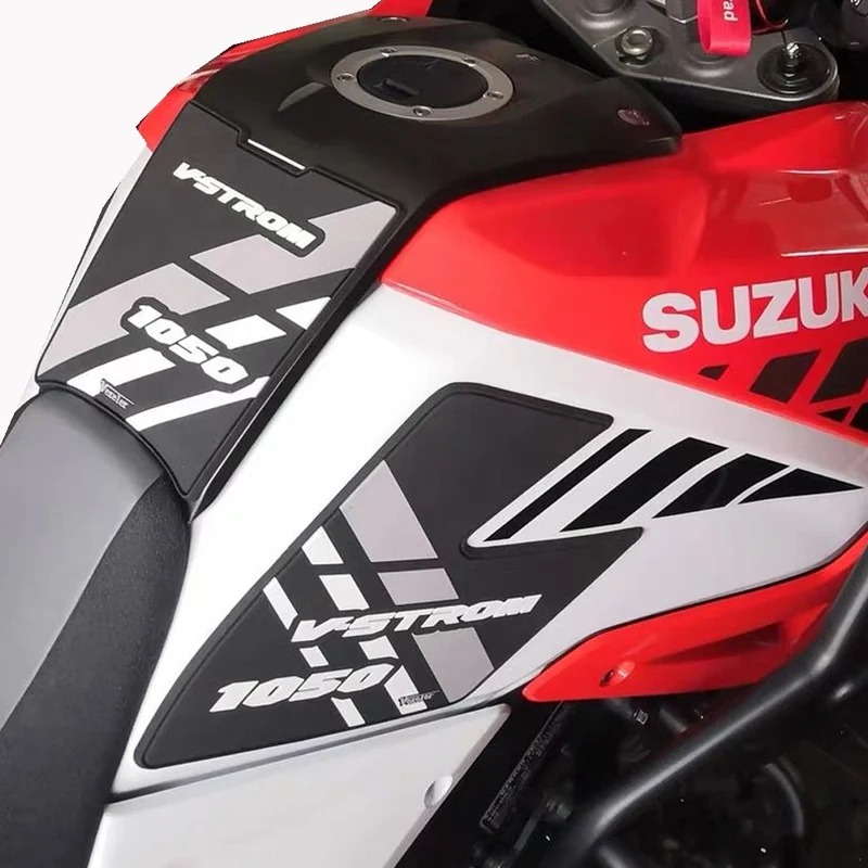Motorcycle Non-slip Side Fuel Tank Stickers Waterproof Pad Rubber Sticker For Suzuki 1050 V-strom DL1050 XT V strom dl 1050xt