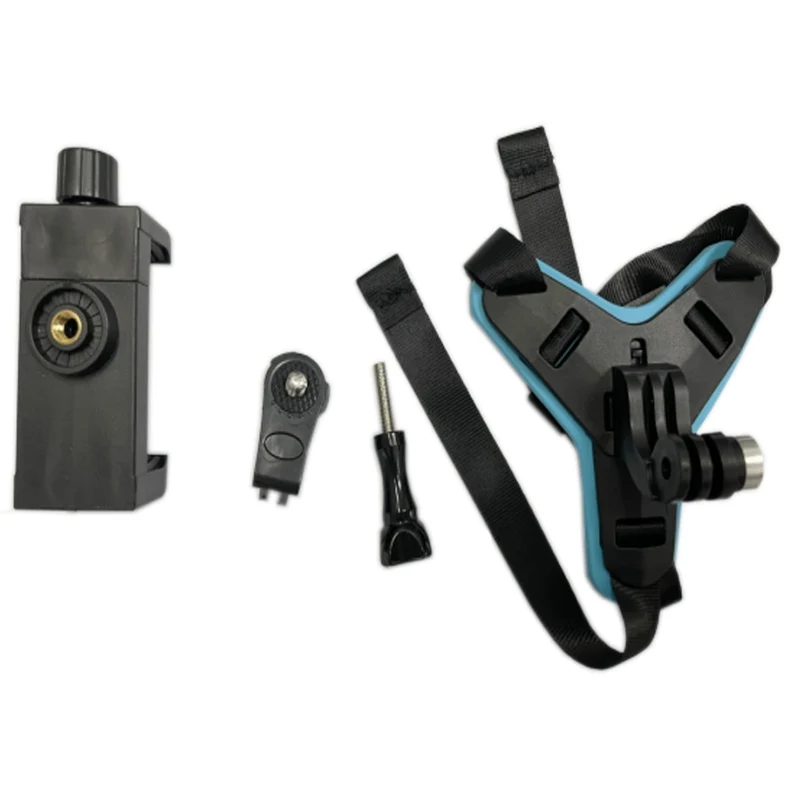 Motorcycle Helmet Mobile Phone Bracket suitable for Apple Huawei gopro Camera First Perspective Shooting Riding Accessory Stand