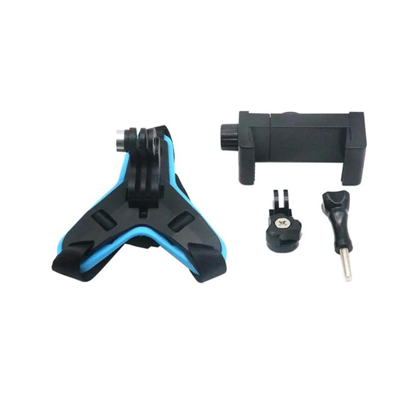 Motorcycle Helmet Mobile Phone Bracket suitable for Apple Huawei gopro Camera First Perspective Shooting Riding Accessory Stand