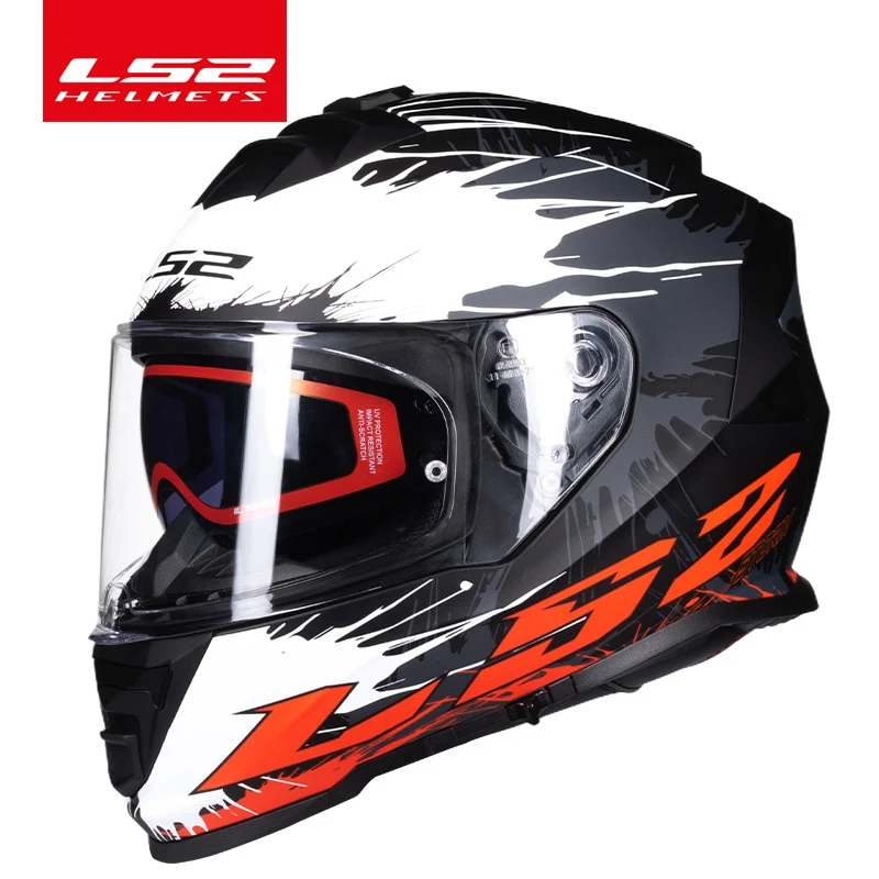 Original LS2 FF800 motorcycle helmet ls2 STORM full face Helmet kaciga casco moto capacete with fog-free system