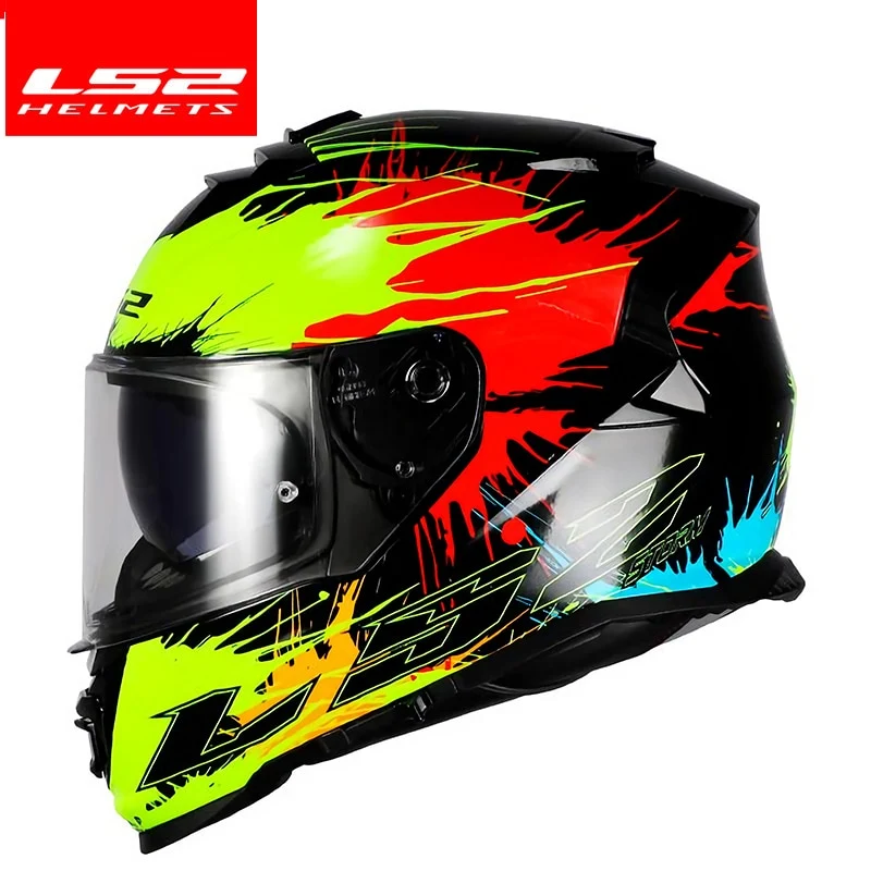 Original LS2 FF800 motorcycle helmet ls2 STORM full face Helmet kaciga casco moto capacete with fog-free system