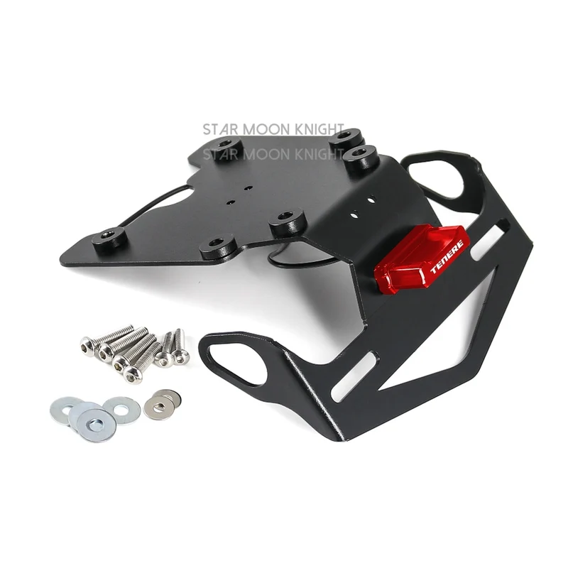 Motorcycle Rear License Plate Holder Bracket with Light Tail Tidy Fender Eliminator For Yamaha Tenere 700 XT700Z Tenere700 2019-