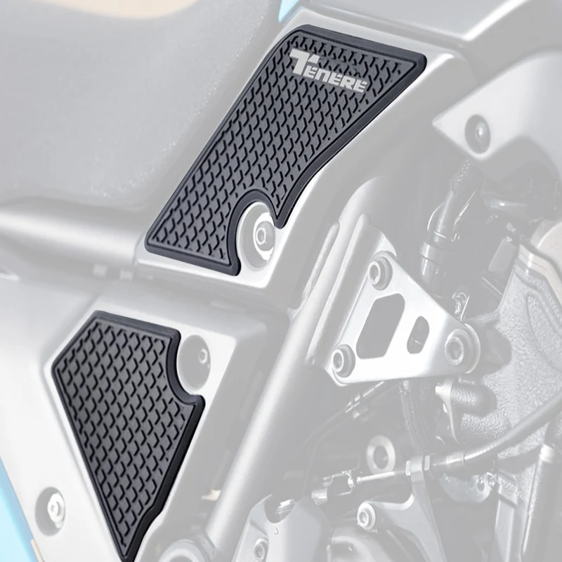 FOR YAMAHA Tenere 700 T700 XTZ 700 2019 2020 Motorcycle Non-Slip Rubber Side Tank Pad Oil Gas Fuel Protector Cover Sticker Decal