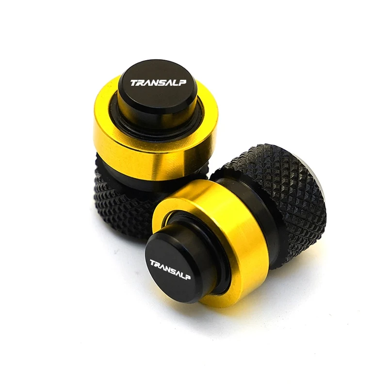 Motorcycle Accessorie Wheel Tire Valve Stem Caps For HONDA TRANSALP 600 650 700 XLV Transalp CNC Airtight Covers new motorbike