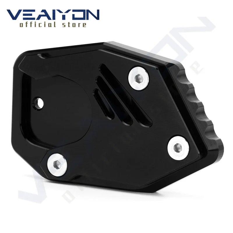 For Honda XLV 600 650 700 TRANSALP XL600V XL650V XL700V CNC Side Stand Foot Kickstand Enlarge Extension Support Plate Pad