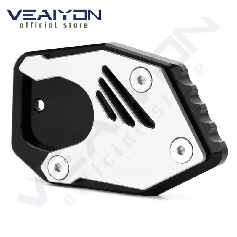 For Honda XLV 600 650 700 TRANSALP XL600V XL650V XL700V CNC Side Stand Foot Kickstand Enlarge Extension Support Plate Pad