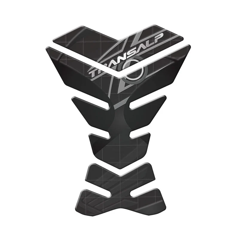 Motorcycle Brazing Gel Fuel Oil Tank Pad Fish Bone Protector Racing Sticker Tank Cap Cover For Honda TRANSALP High Quality Decal