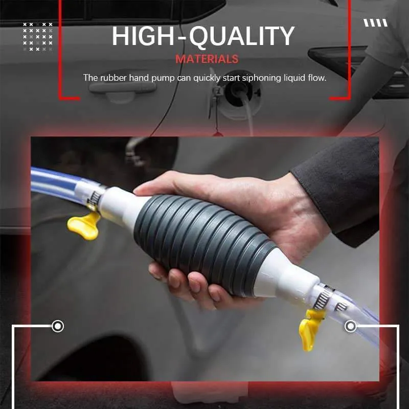 Hand Fuel Pump Car Fuel Tank Sucker Oil Transfer Car Fuel Pump Petrol Diesel Liquid Manual Pump Syphon Fuel Saver Gas Pump