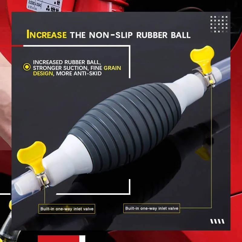 Hand Fuel Pump Car Fuel Tank Sucker Oil Transfer Car Fuel Pump Petrol Diesel Liquid Manual Pump Syphon Fuel Saver Gas Pump