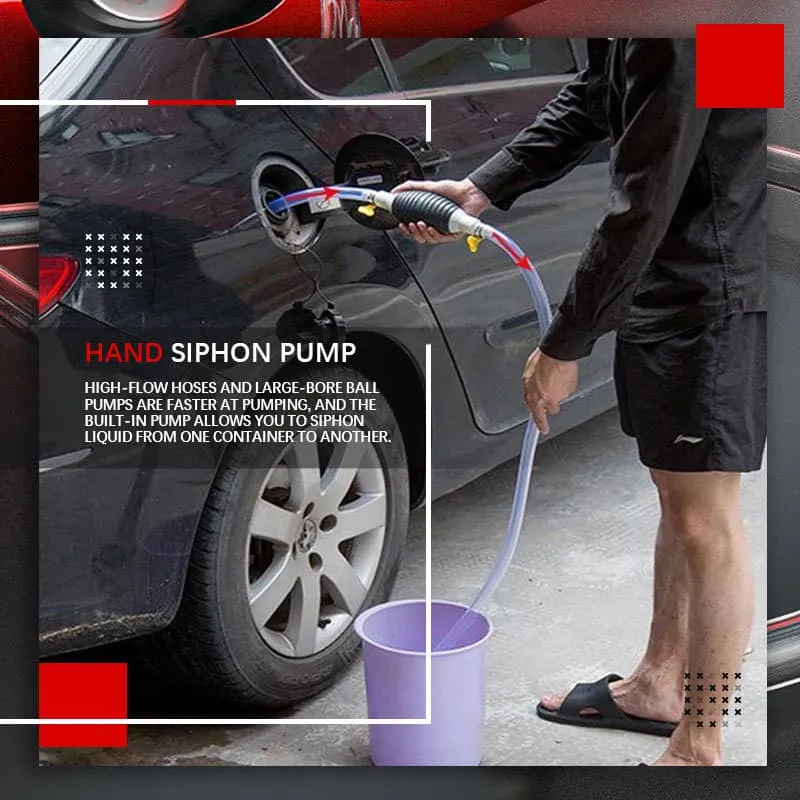 Hand Fuel Pump Car Fuel Tank Sucker Oil Transfer Car Fuel Pump Petrol Diesel Liquid Manual Pump Syphon Fuel Saver Gas Pump