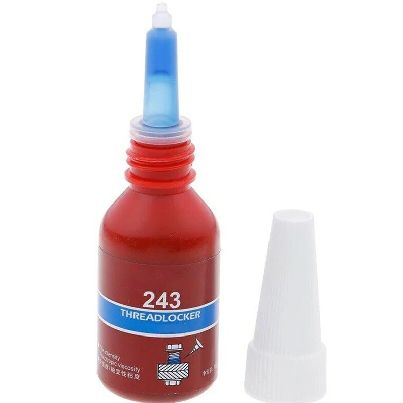 Medium Strength Threadlocker 10ml Loctite 243 Screw Adhesive Anaerobic Glue Anti-loose Seal Thread Lock Locking Seal Glue