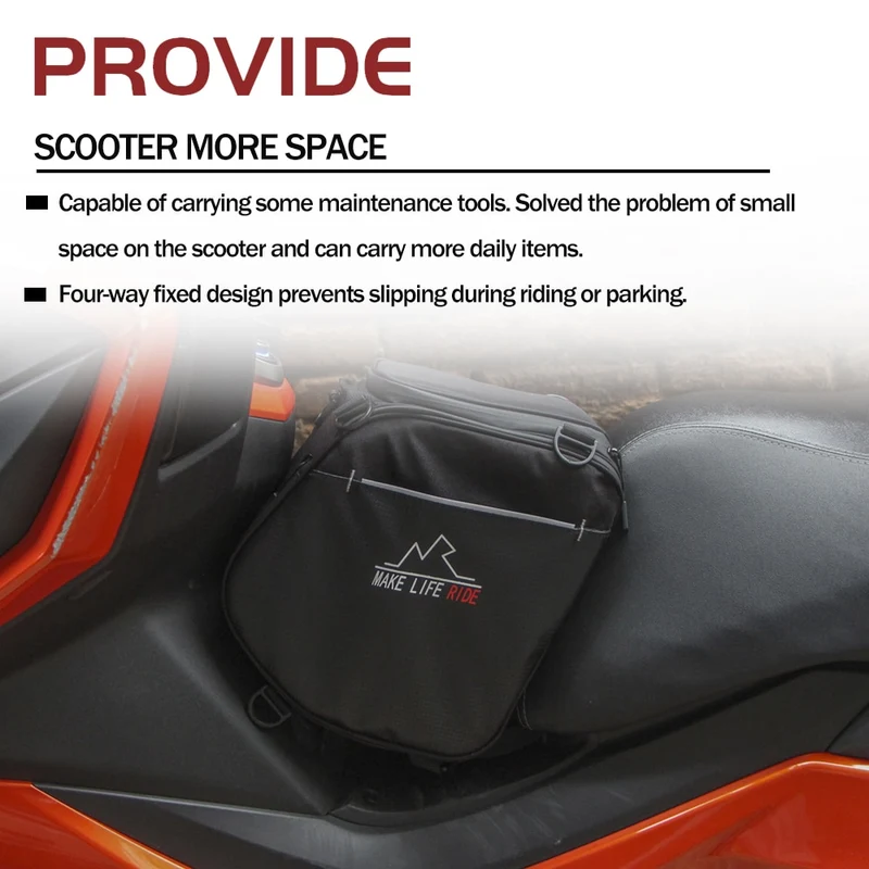 Motorcycle Waterproof Scooter Pedal Bag For BMW C400GT C650GT For TMAX 530 560 Outdoor Toolbag Shoulder Bags For PCX XADV Maxsym