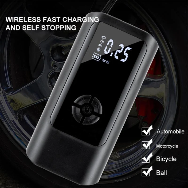 Portable Mini Air Pump Electric Bike Air Inflator 160PSI Car Air Compressor Bicycle Air Pump Tire Pump Car Tyre Inflatable