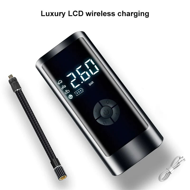 Portable Mini Air Pump Electric Bike Air Inflator 160PSI Car Air Compressor Bicycle Air Pump Tire Pump Car Tyre Inflatable