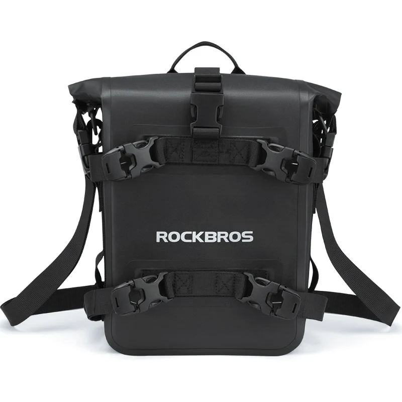 Rockbros Motorcycle Bag Side Bag Waterproof Side Luggage Motorcycle Travel Bag Quick-Release Riding Guard Bar Bag Bike Tail Bag