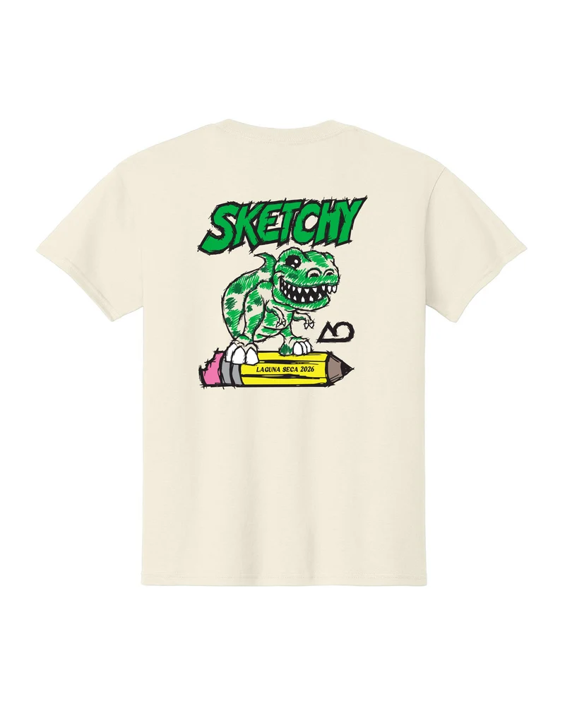 Sketchy Rexy Adult Tee