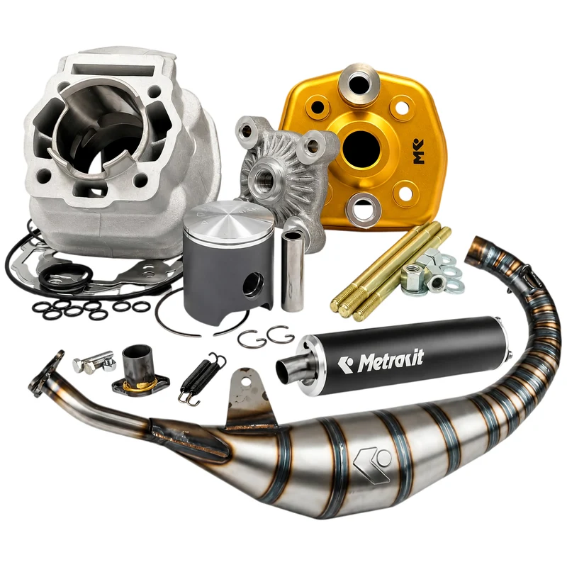 Kit cilindro y escape Derbi Piaggio Euro3 Metrakit ProRace 3