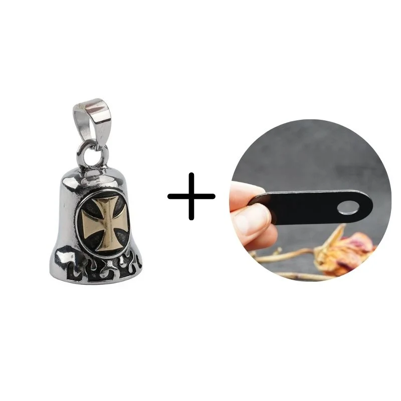 Guardian bell - Croix de malte or