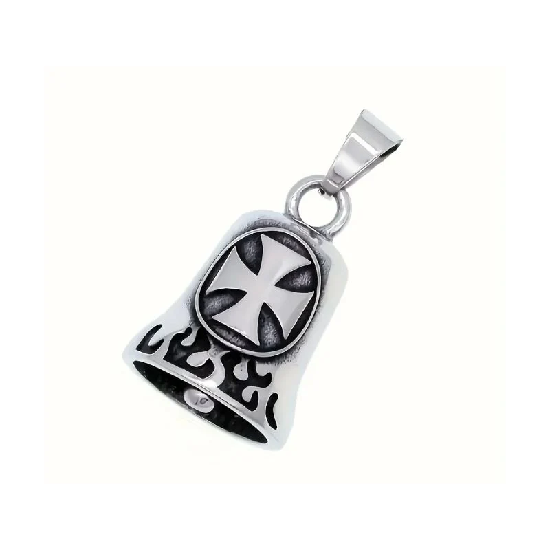Guardian bell - Croix de malte argent