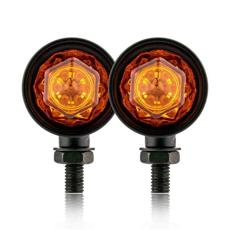 Clignotants moto + feux - Dark bullet