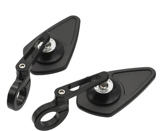 Rétroviseurs moto sportive embout de guidon