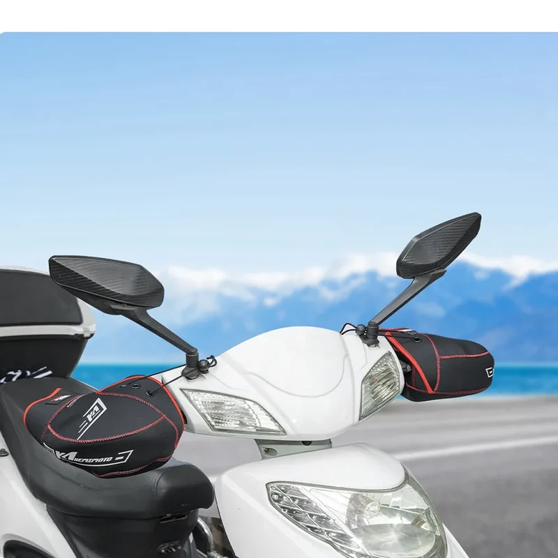 Manchons de moto et scooter hiver - Poignets élastiques