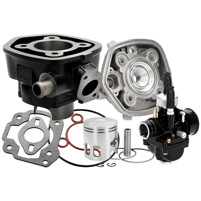Kit cilindro Allpro 70cc Minarelli horizontal LC y carburador 19mm Allpro