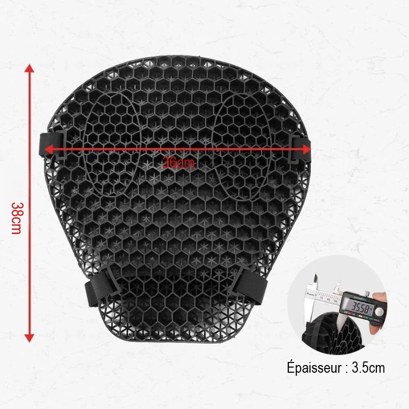Coussin de moto avec gel