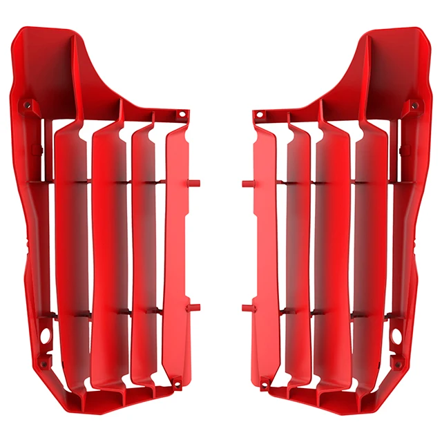 Aletines radiador Honda CRF250R 20-21 Polisport - rojo CR04