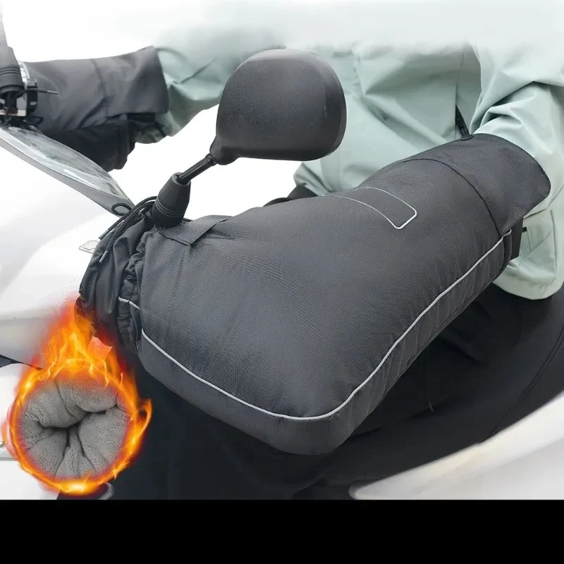 Manchons de moto et scooter hiver - Doublure polaire