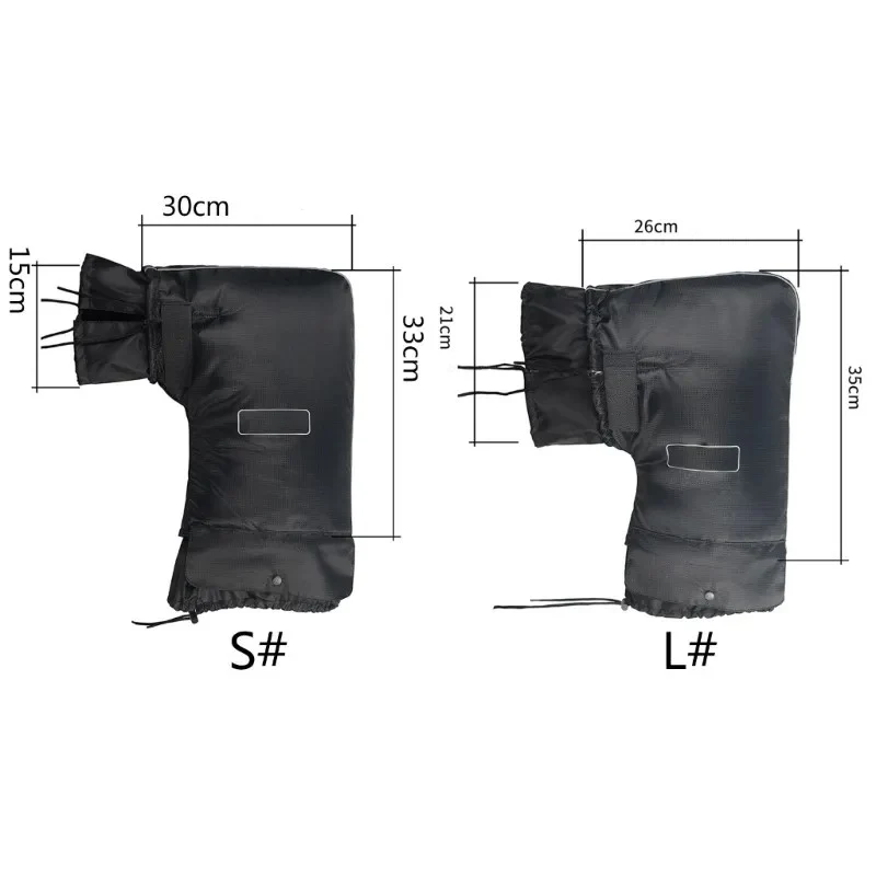Manchons de moto et scooter hiver - Doublure polaire