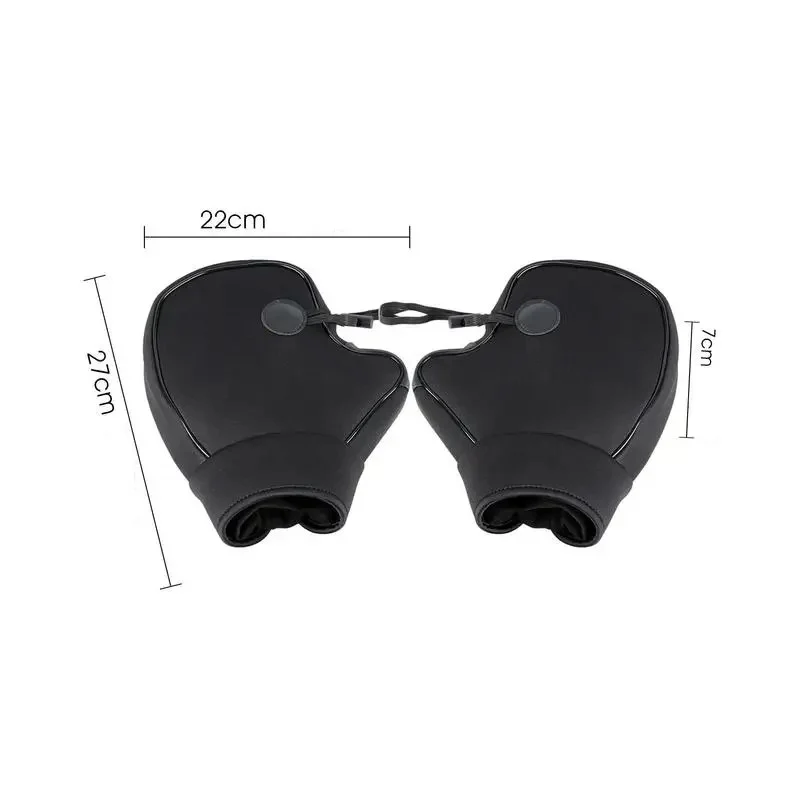 Manchon de guidon moto et scooter universel - Laine d'agneau