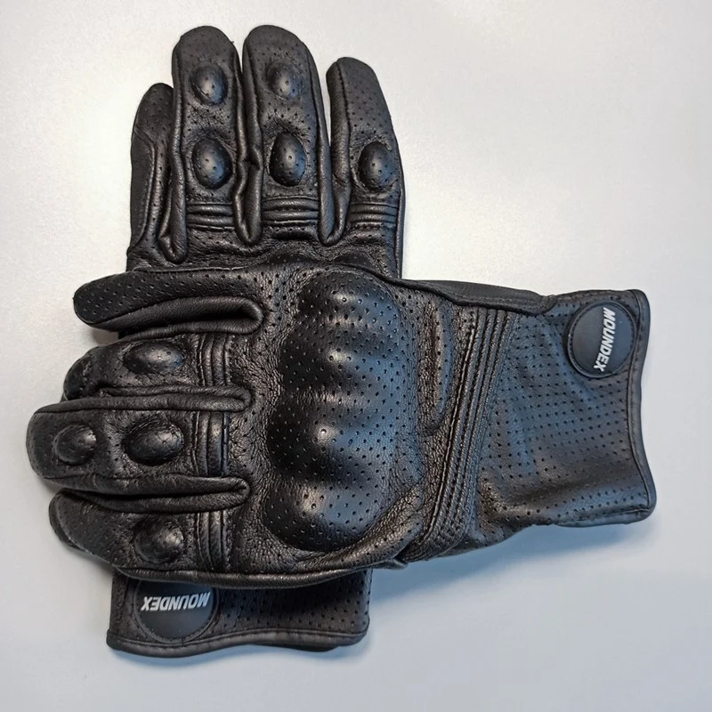 Gants de moto en cuir - Marcos