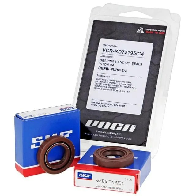 Kit cigueñal HQ Racing biela CNC y rodamientos C4 Derbi Euro 3/4/5 VOCA Racing