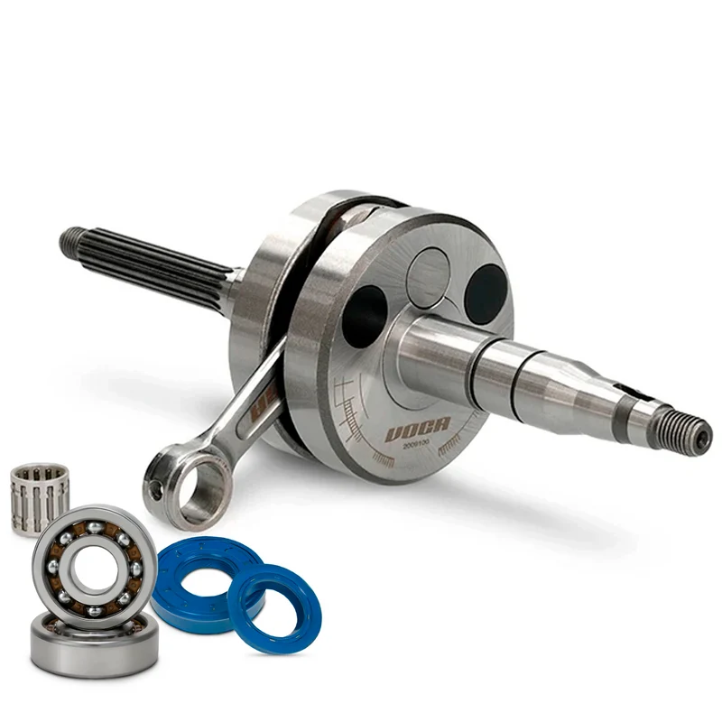 Kit cigueñal HQ Racing Biela CNC y Rodamientos C4 Minarelli Horizontal VOCA Racing