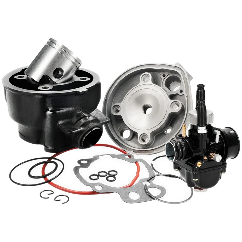 Kit cilindro Allpro 70cc Minarelli AM6 y carburador 21mm